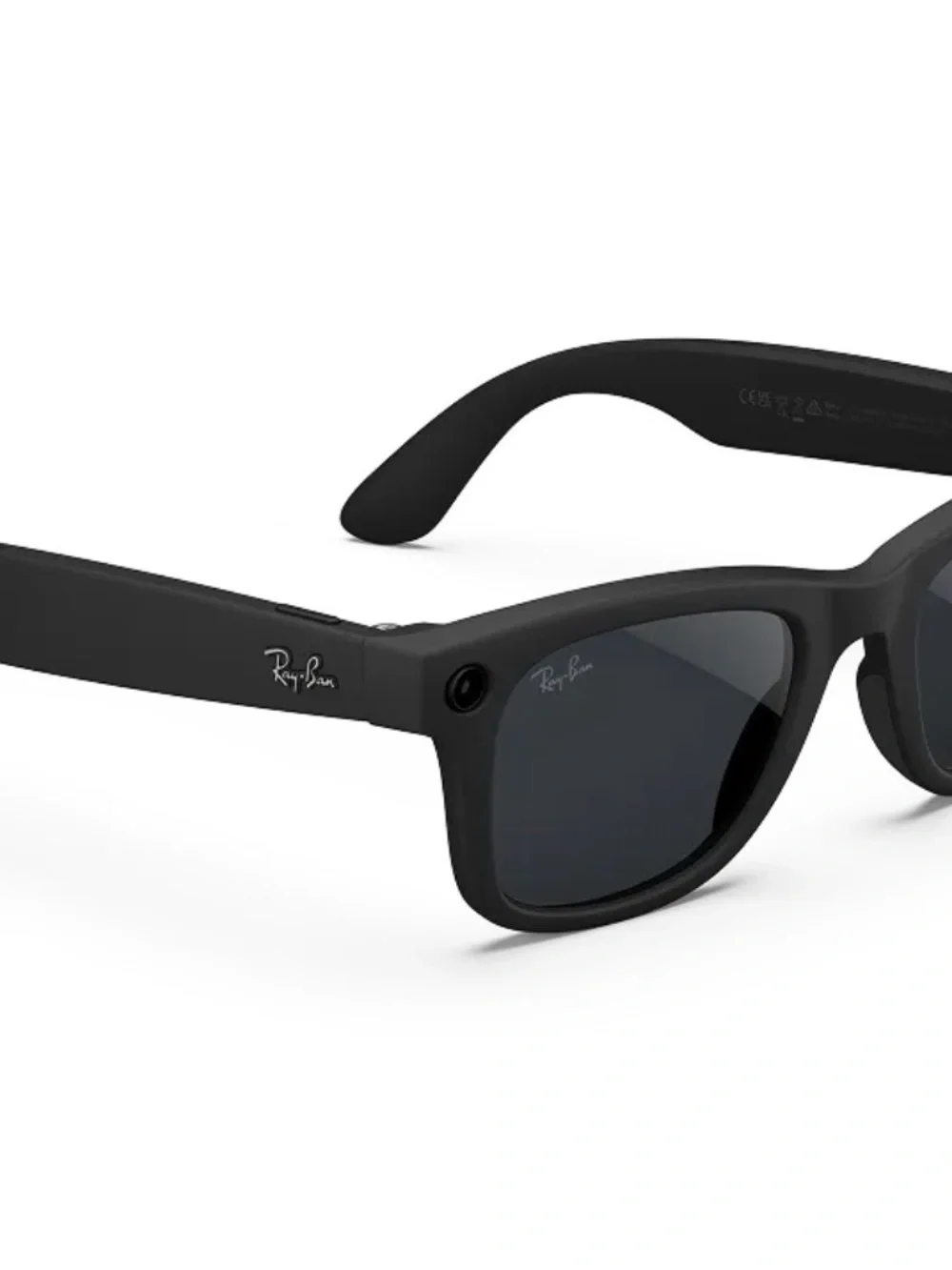 Ray-Ban Black Wayfarer Sunglasses with Brown Leather Case